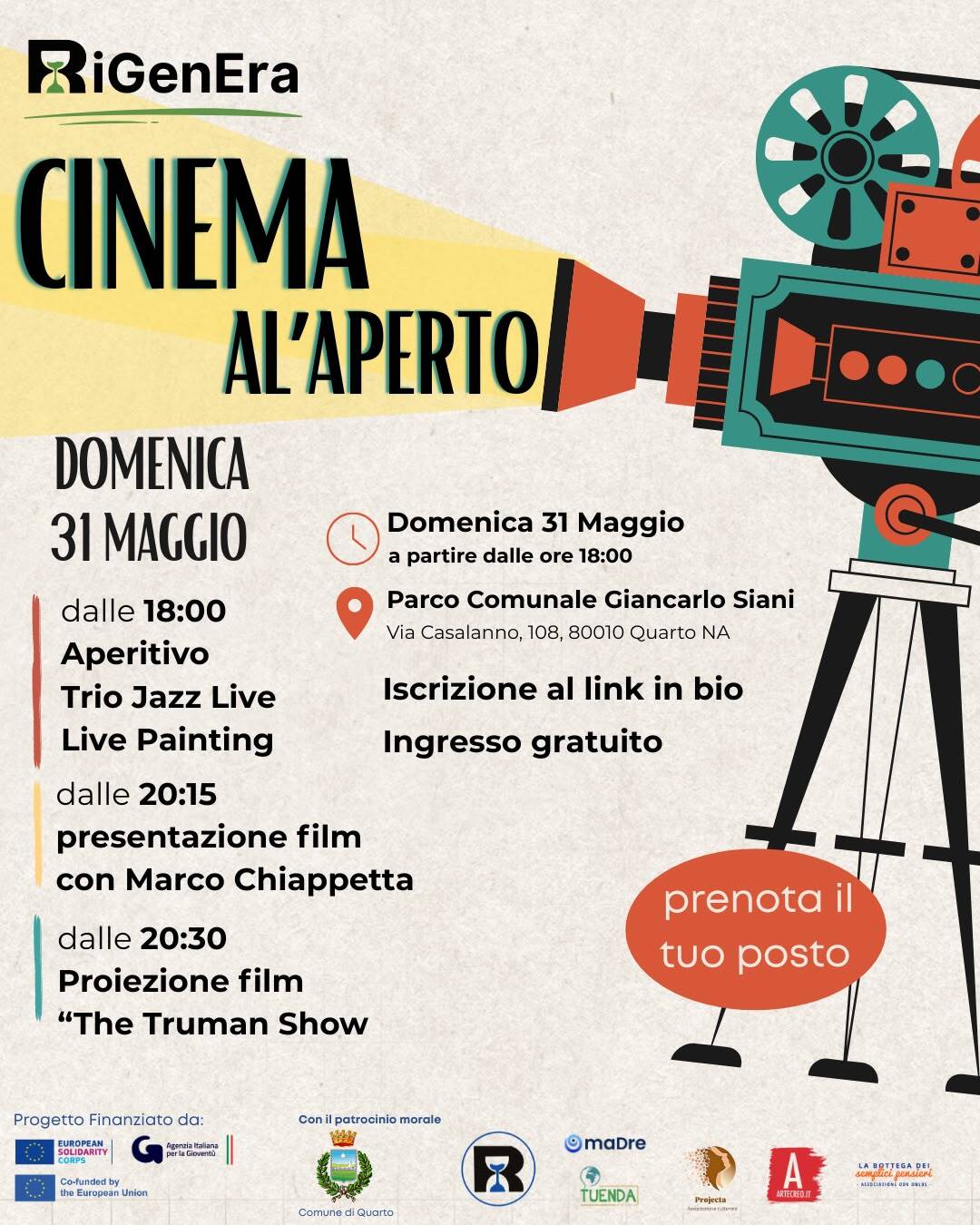 cinema all’aperto