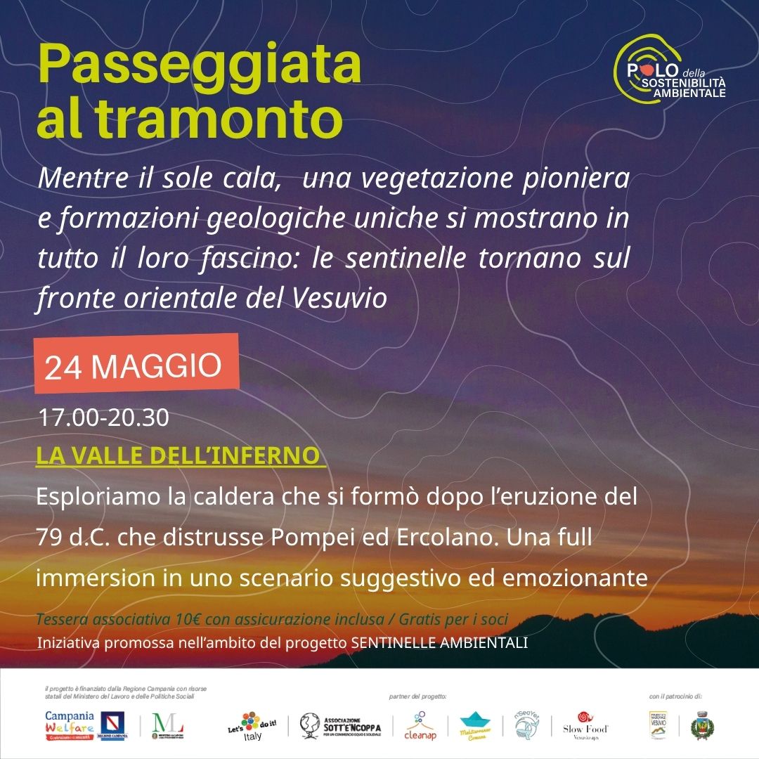 passeggiata al tramonto